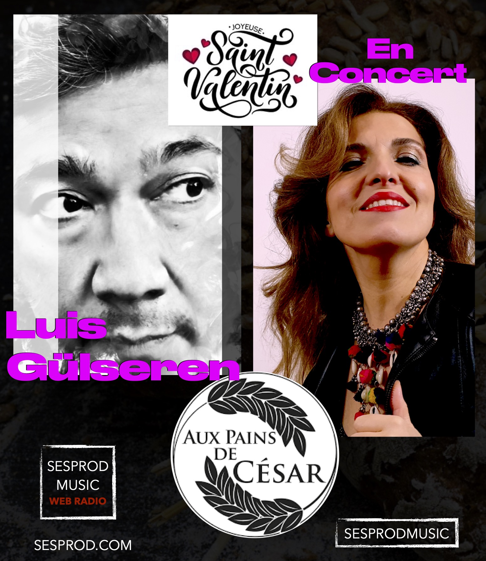 Concert afterwork avec Gülseren et Luis aux Pains de César . 18h30 -20h - Meyreuil